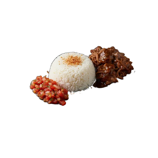 Riz viande rougaï