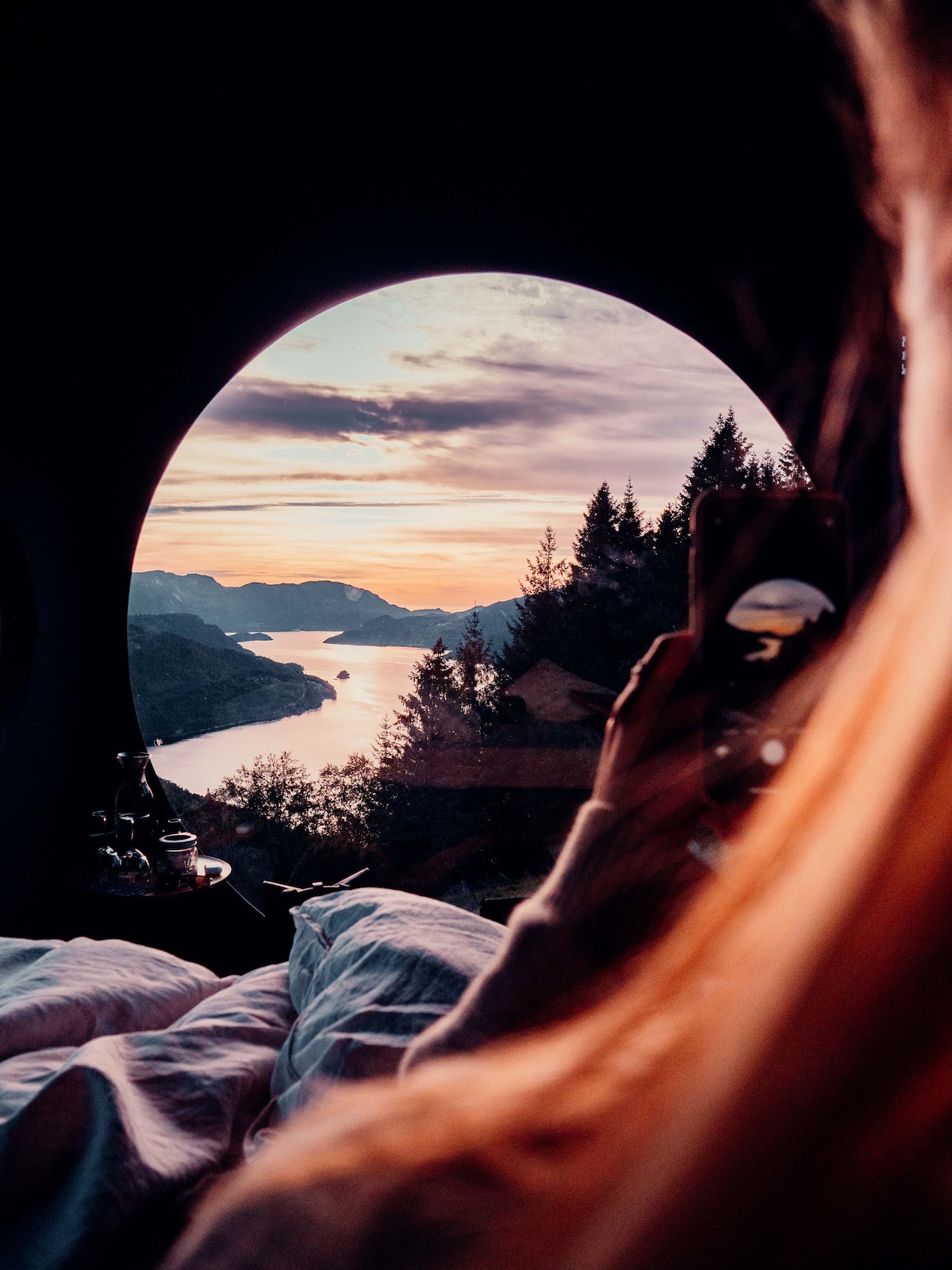 Birdbox — Vue Fjord Blegja + Førdefjord — photo 1