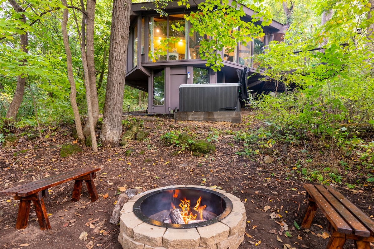 Cabane Octogonale + Piscine — photo 5