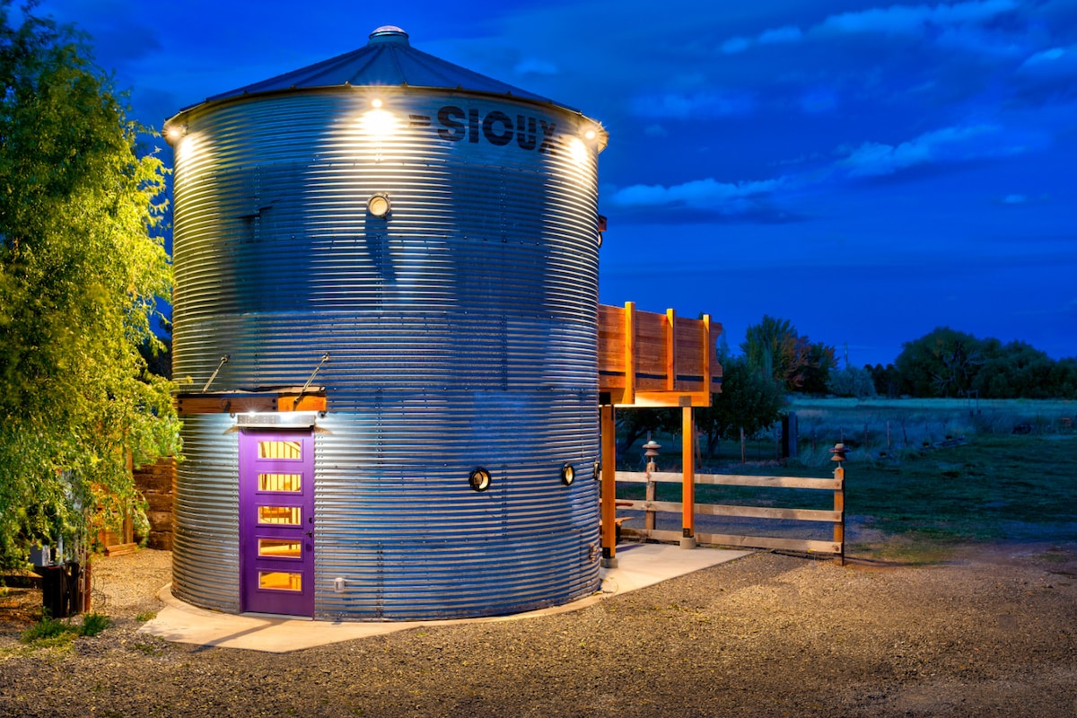 Tiny House en Silo à Grain